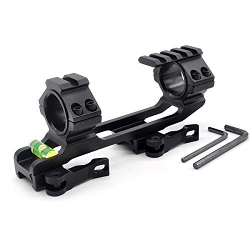 TRIROCK Tactical Cantilever Scope Mount with Picatinny Tops and